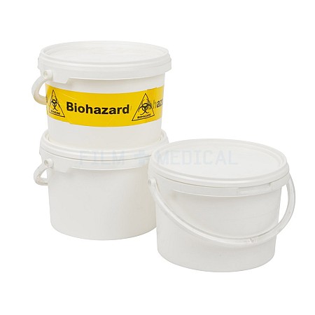 White Buckets Medium Priced individually 